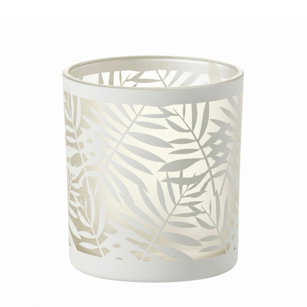 Castical Folhas Branco 8cm