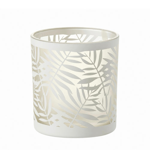 Castical Folhas Branco 8cm
