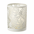 Castical Folhas Branco 13cm