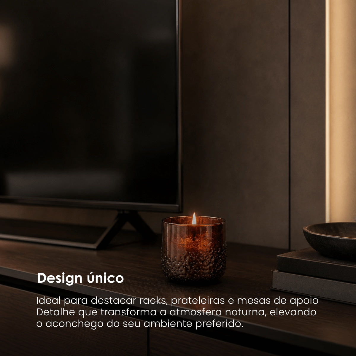 Vaso Mirror Cobre Em Vidro 14cm