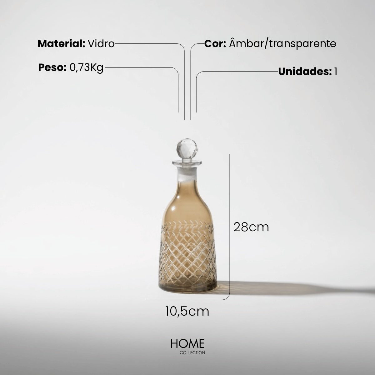 Garrafa Royal Fume 1.1L 28cm