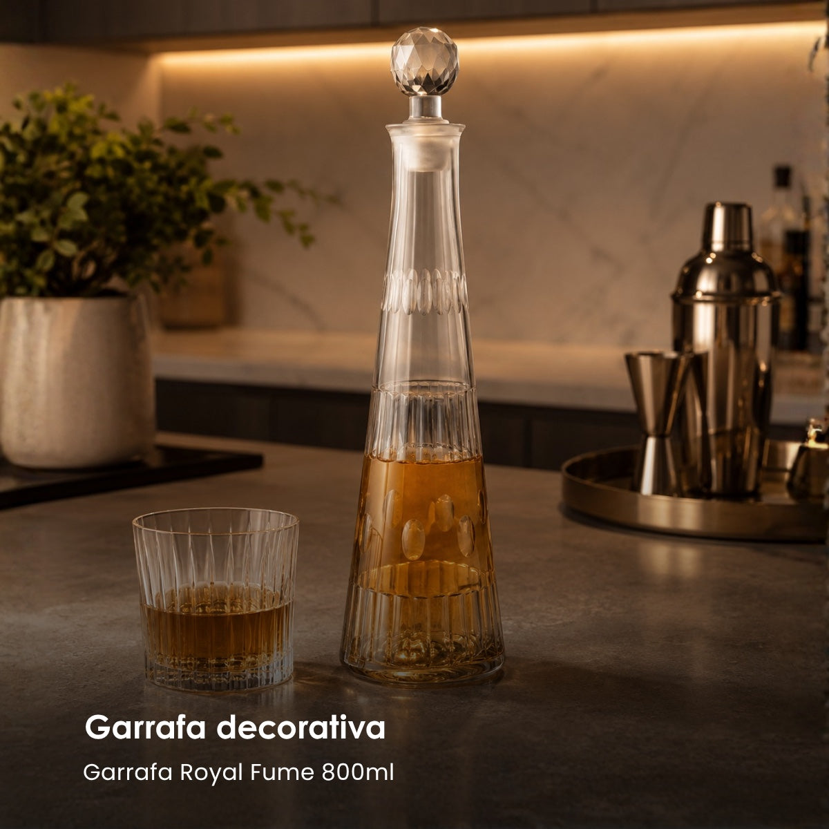 Garrafa Royal Fume 800ml 36cm