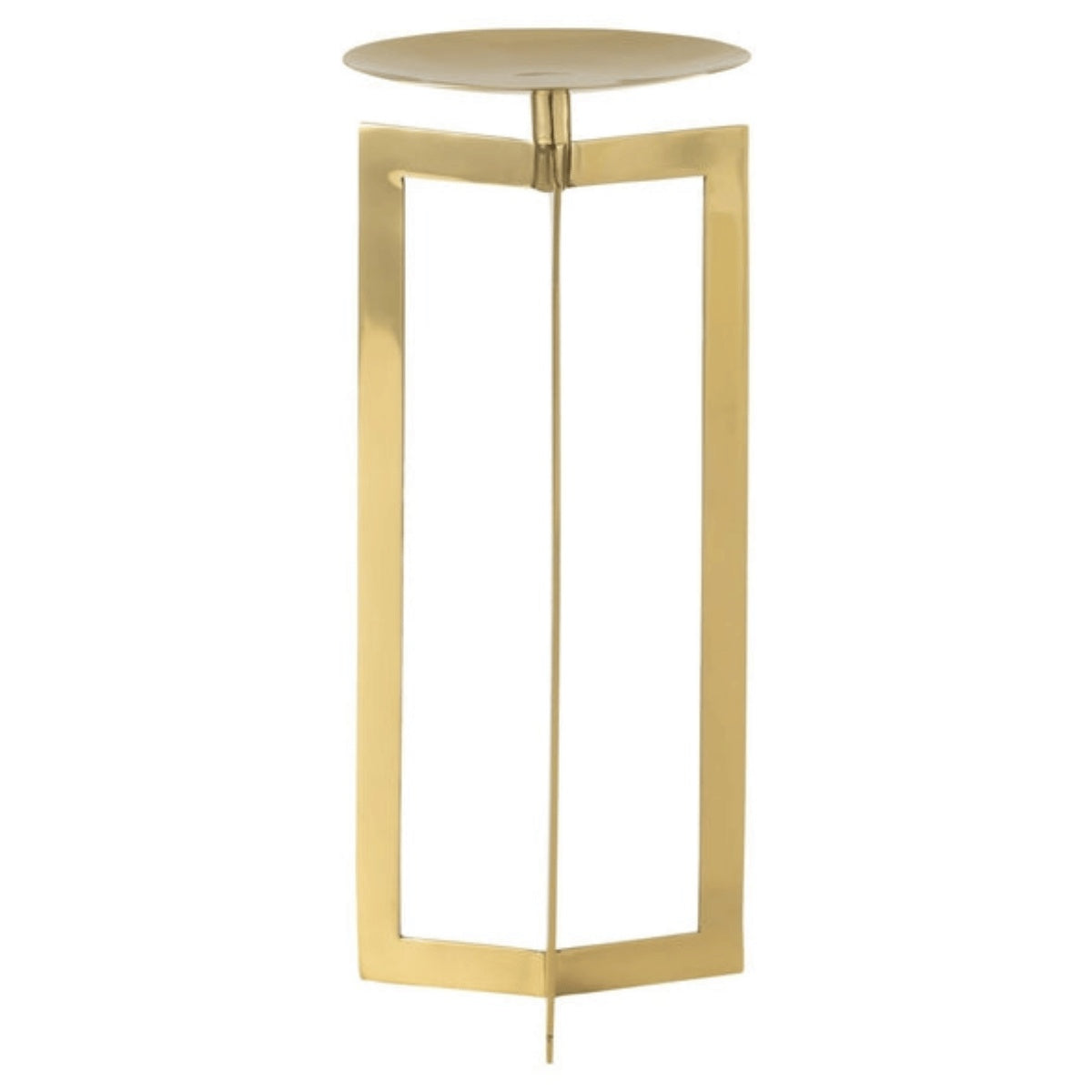 Castical Holder Em Inox Dourado 39cm
