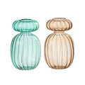Jg. 2 Vasos Michel Verde/Ambar 13cm