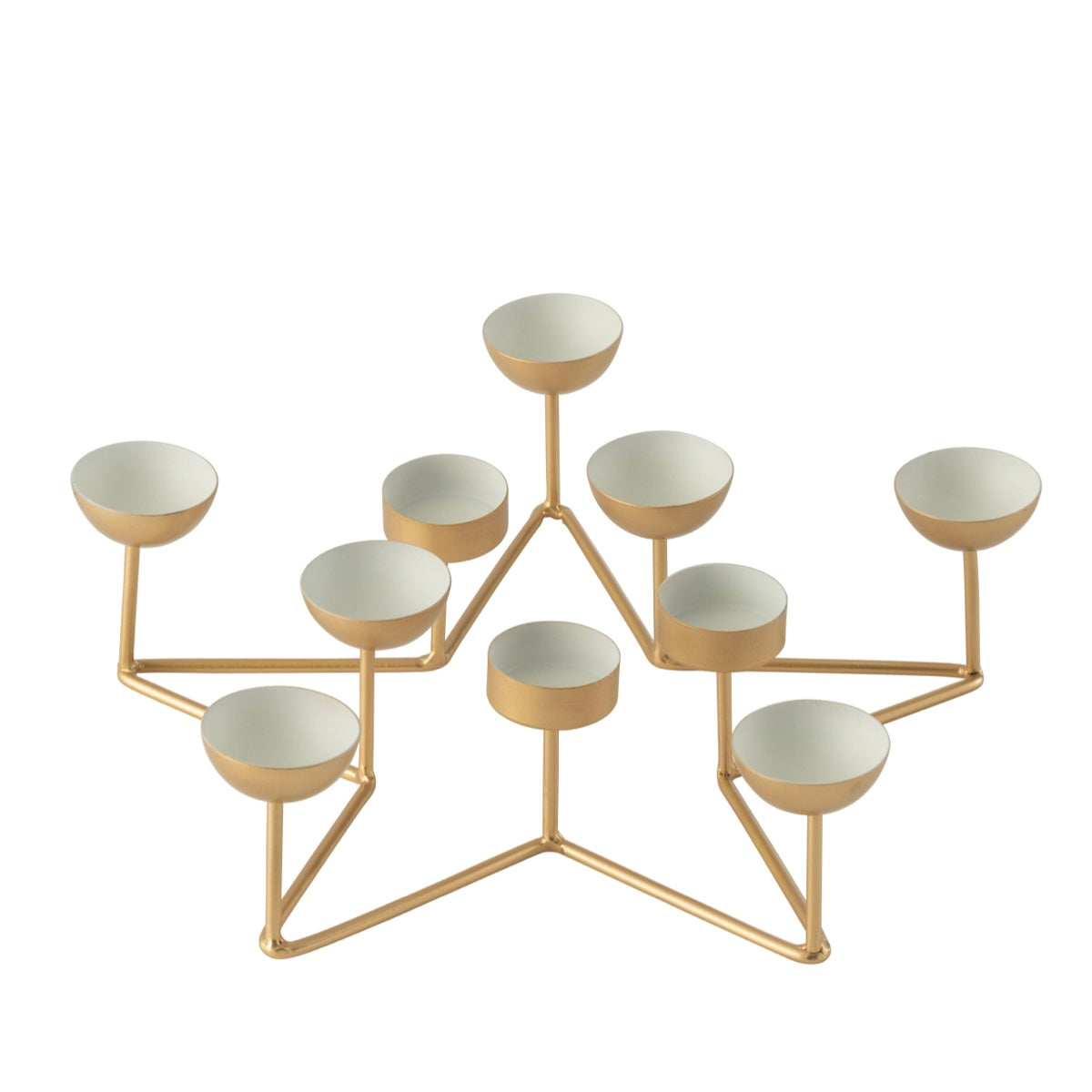 Castical Estrela Em Metal 35x9cm