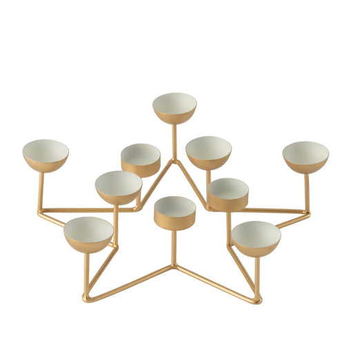 Castical Estrela Em Metal 35x9cm