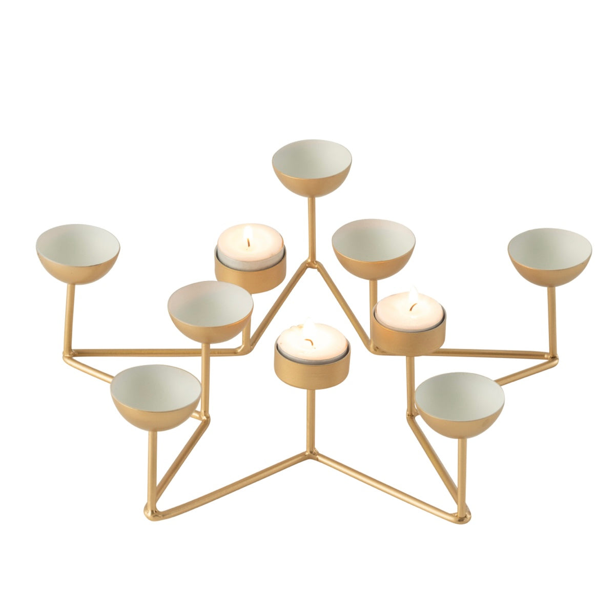 Castical Estrela Em Metal 35x9cm