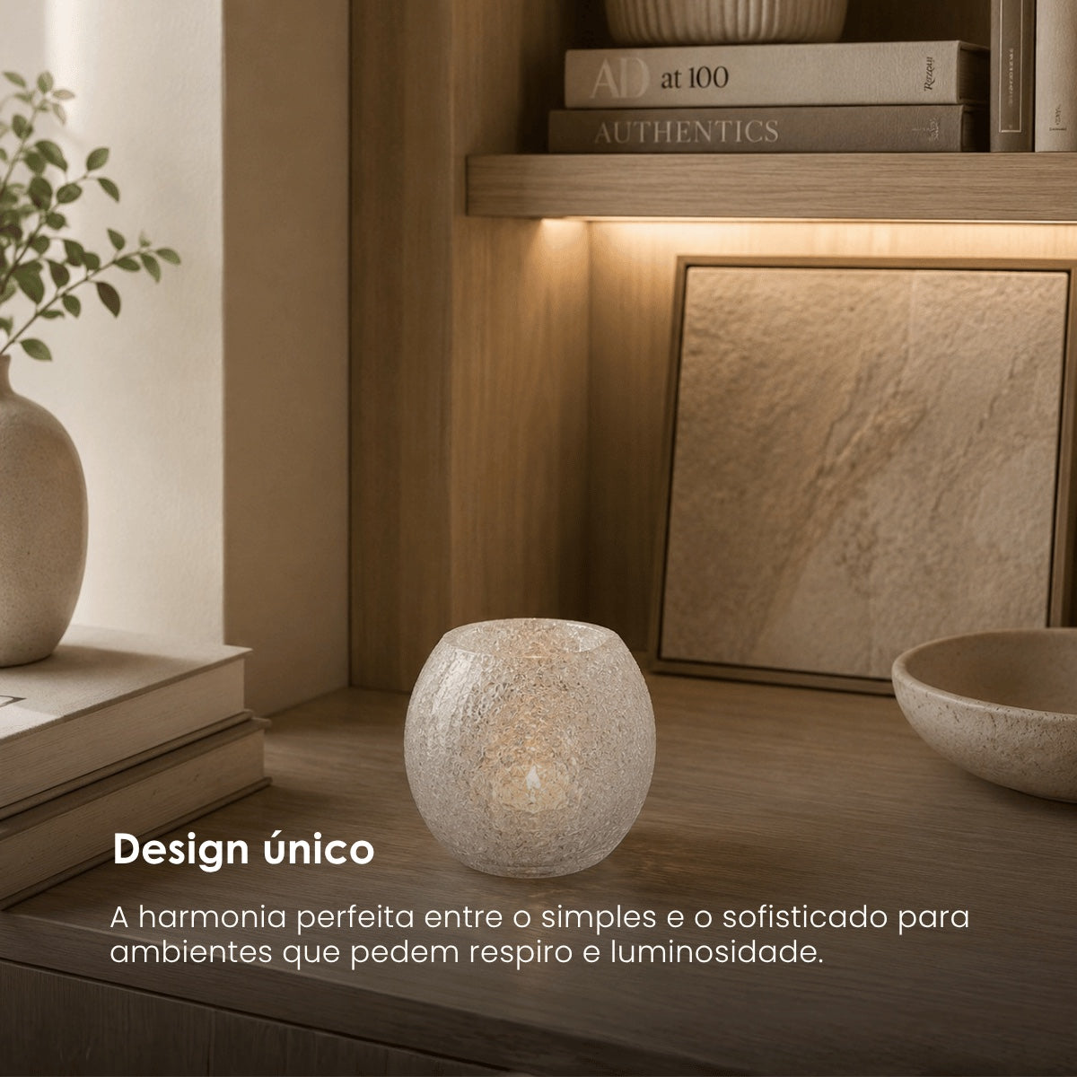 Castiçal Gelo 11cm