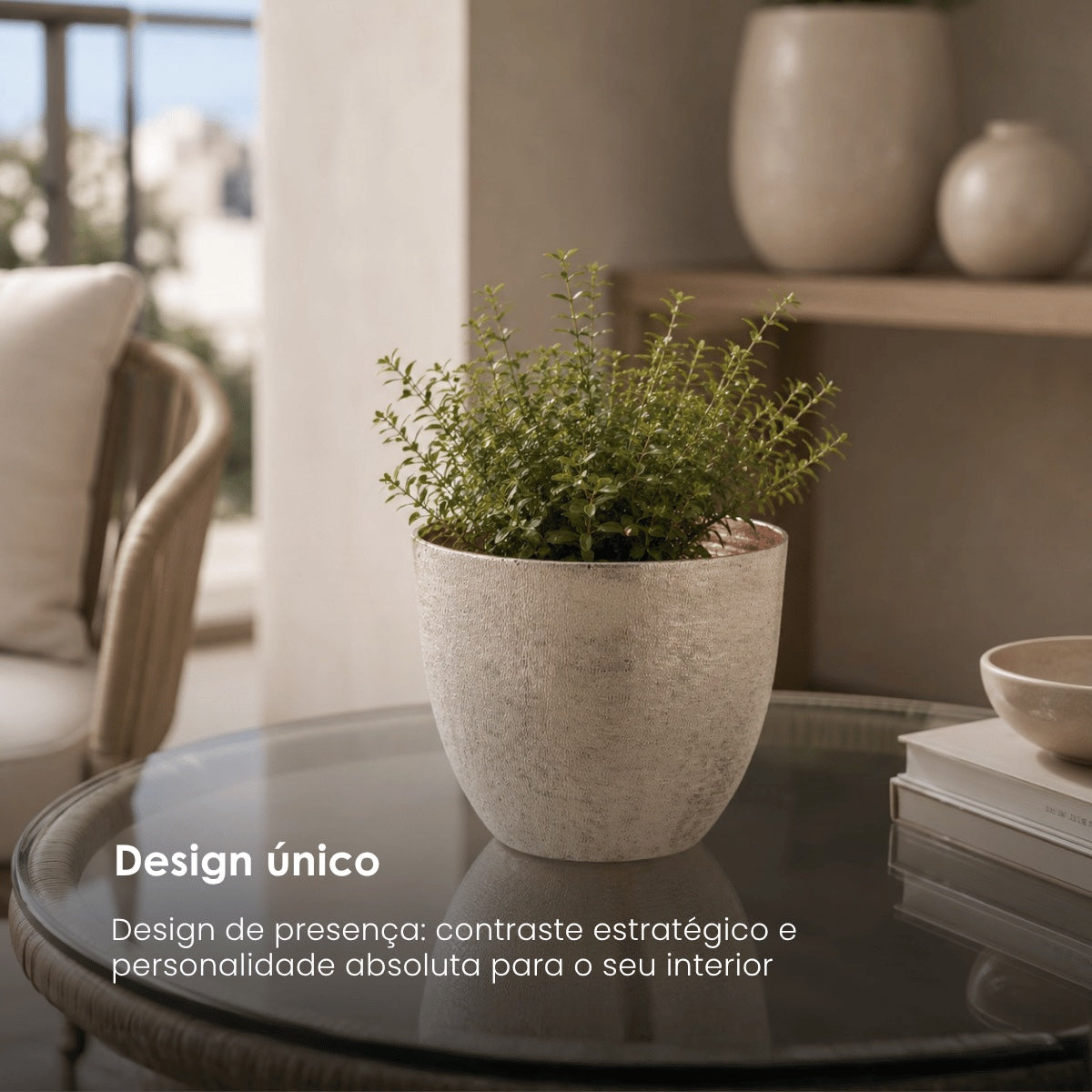 Centro Laquer Em Metal 15cm