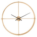 Relogio de Parede Vazado Dourado 80cm
