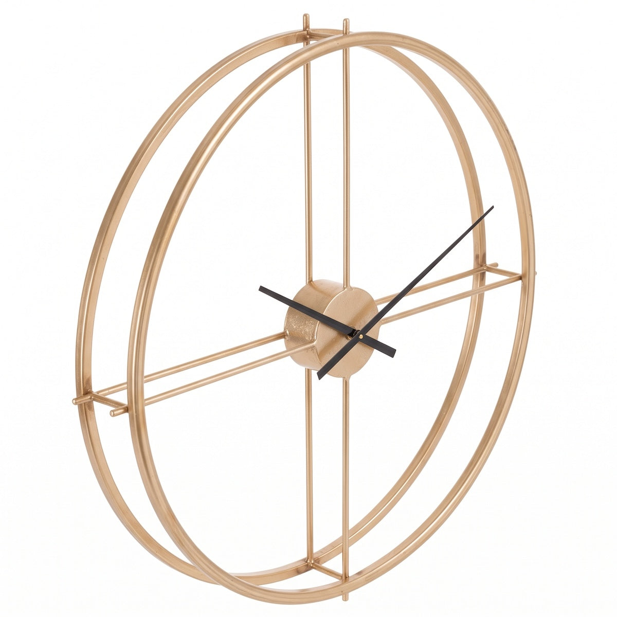 Relogio de Parede Vazado Dourado 80cm