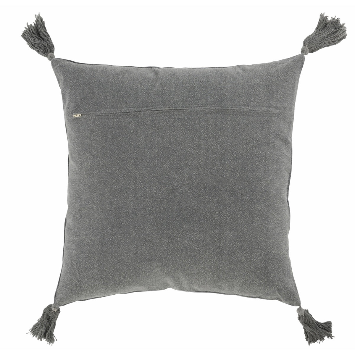 Almofada Tassel Cinza 43cm
