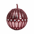 Vela Bola Roxa 6cm