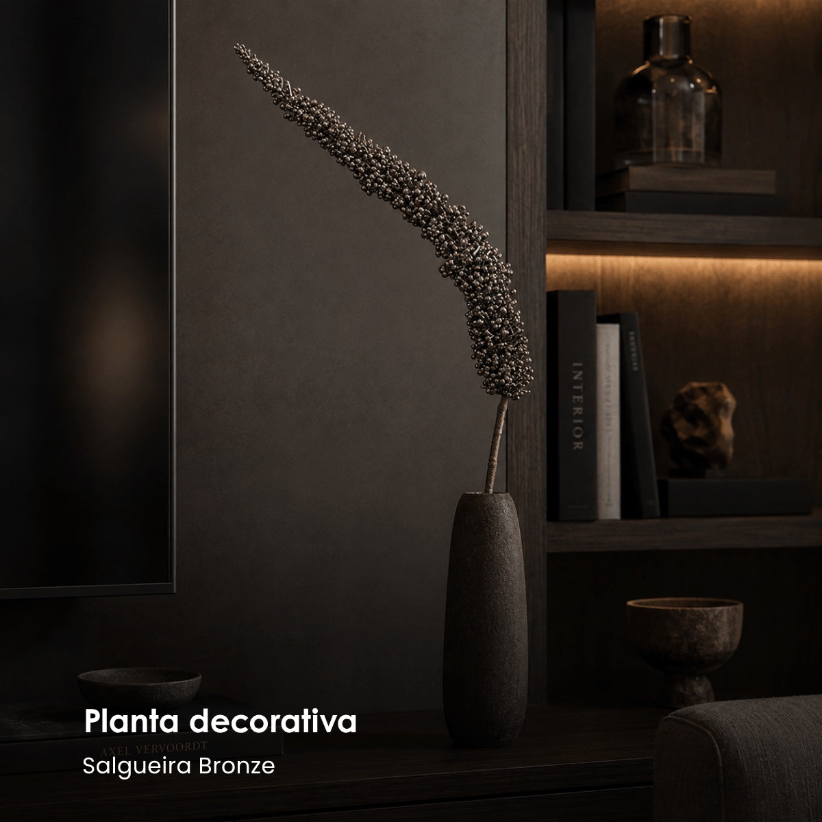 Flor Salgueira Bronze 87cm