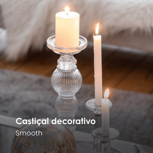 Castical Smooth Em Vidro 16cm
