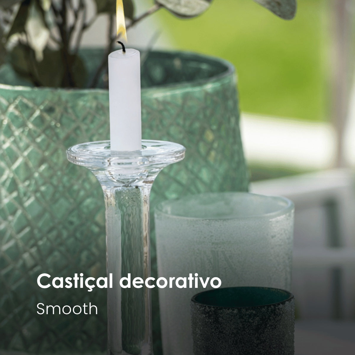 Castical Smooth Em Vidro 19cm