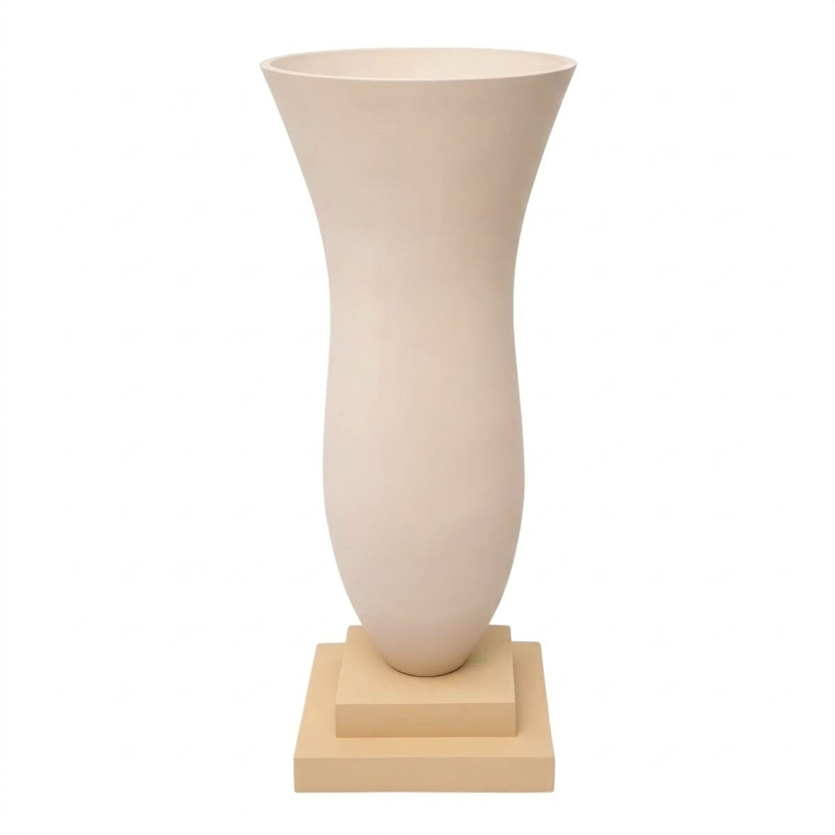 Vaso Calice C/ Base Creme 55cm