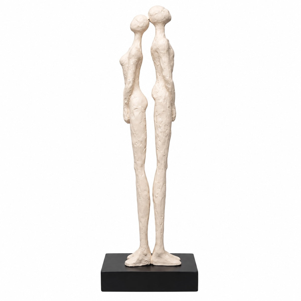 Escultura Casal Creme 45cm