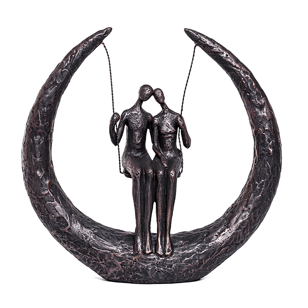 Escultura Casal No Balanco 32cm