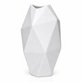 Vaso Facet Branco 20cm