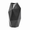 Vaso Facet Preto 27cm