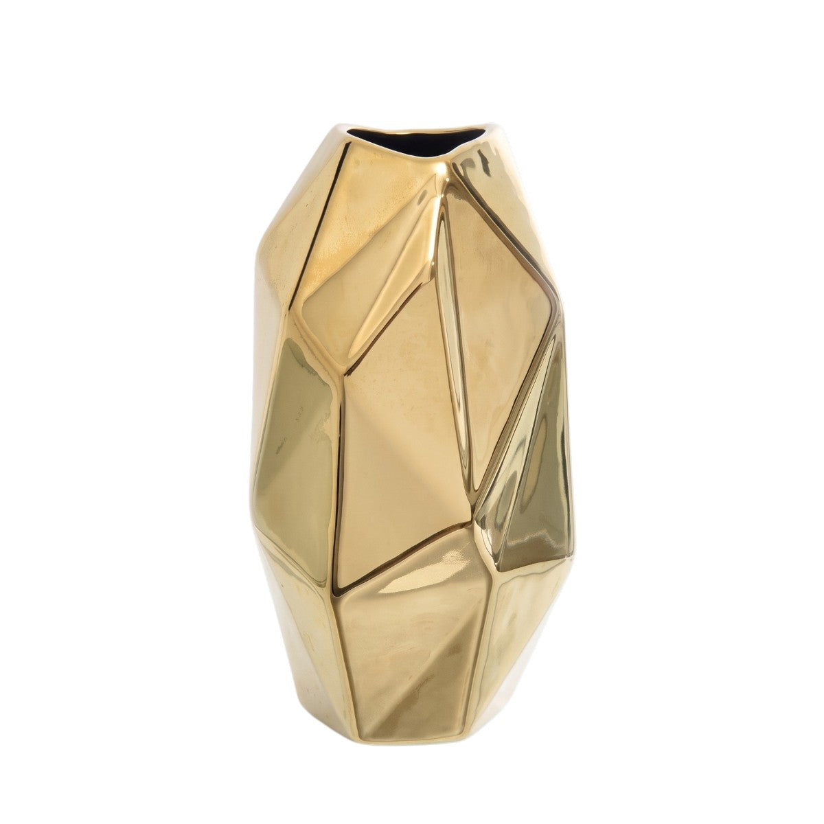 Vaso Facet Dourado 20cm
