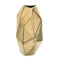 Vaso Facet Dourado 27cm