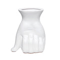 Vaso Mão Branca 15cm