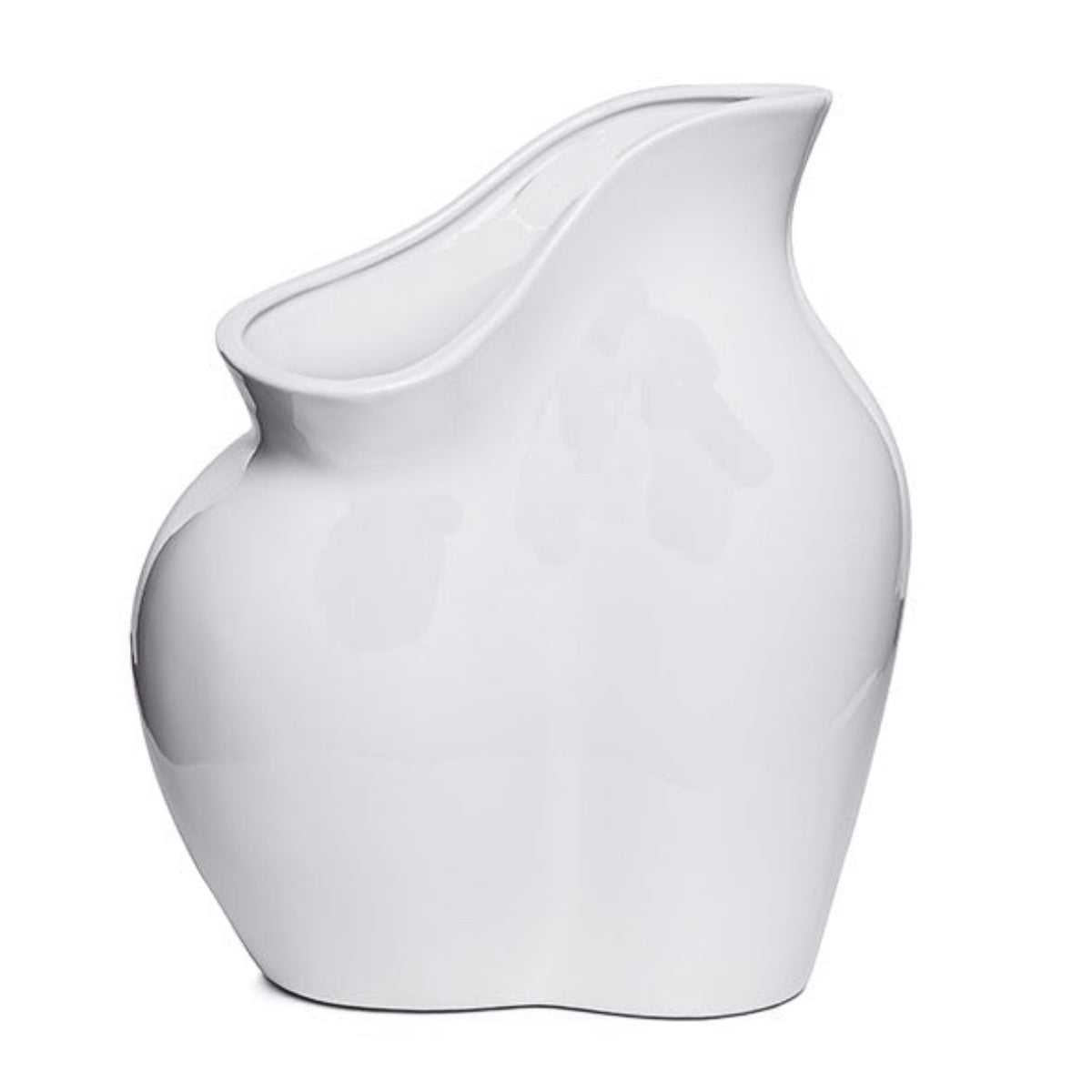 Vaso Curva Branco 27cm