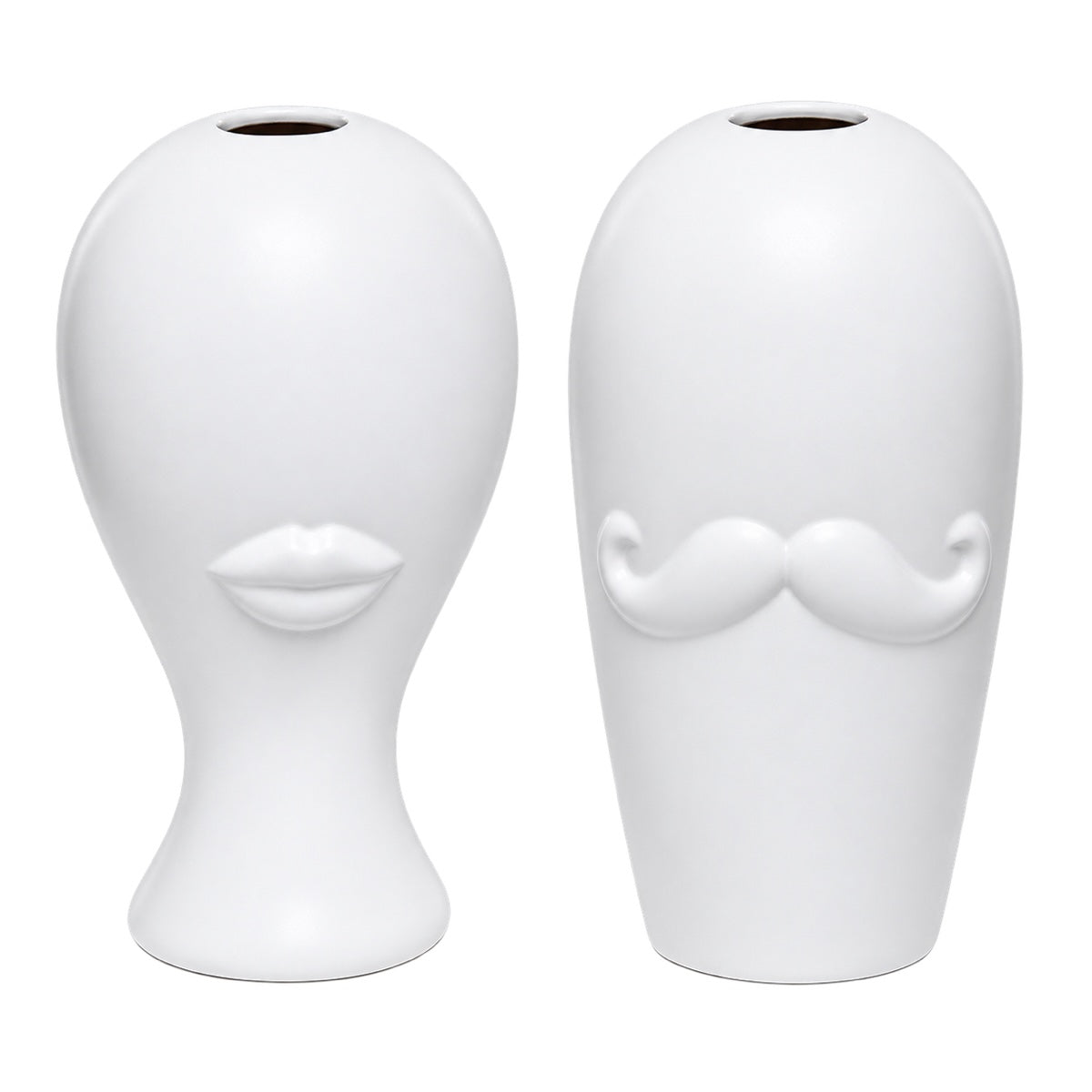 Jg. 2 Vasos Sr e Sra 18cm
