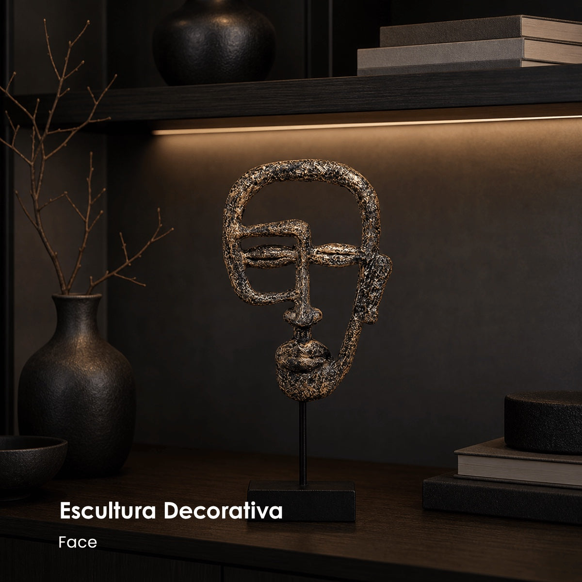 Escultura Face 32cm