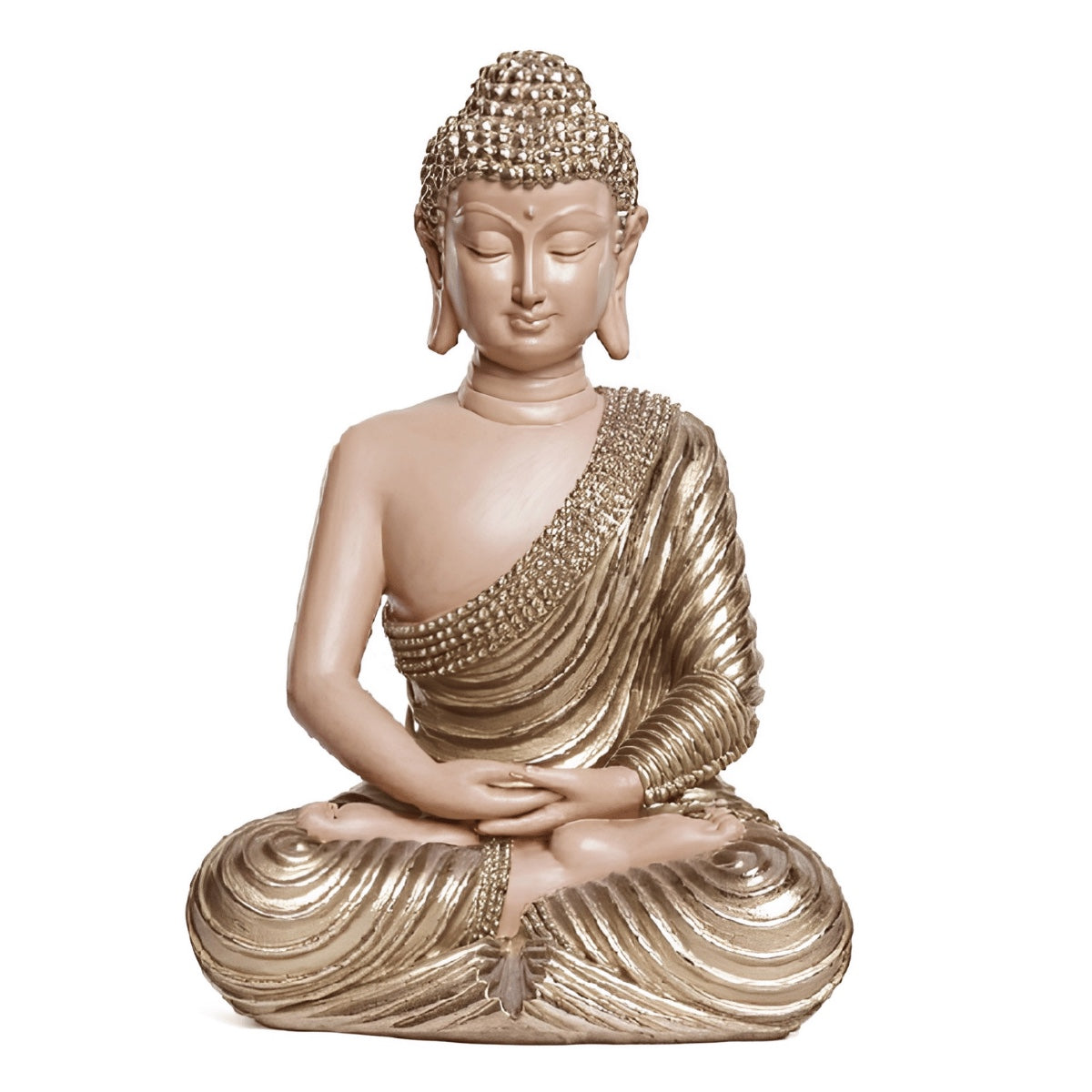 Escultura Buda Dourado 18cm