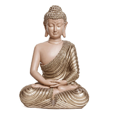 Escultura Buda Dourado 18cm