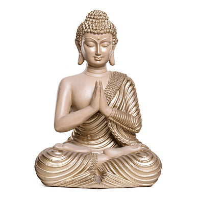 Escultura Buda Dourado 25cm