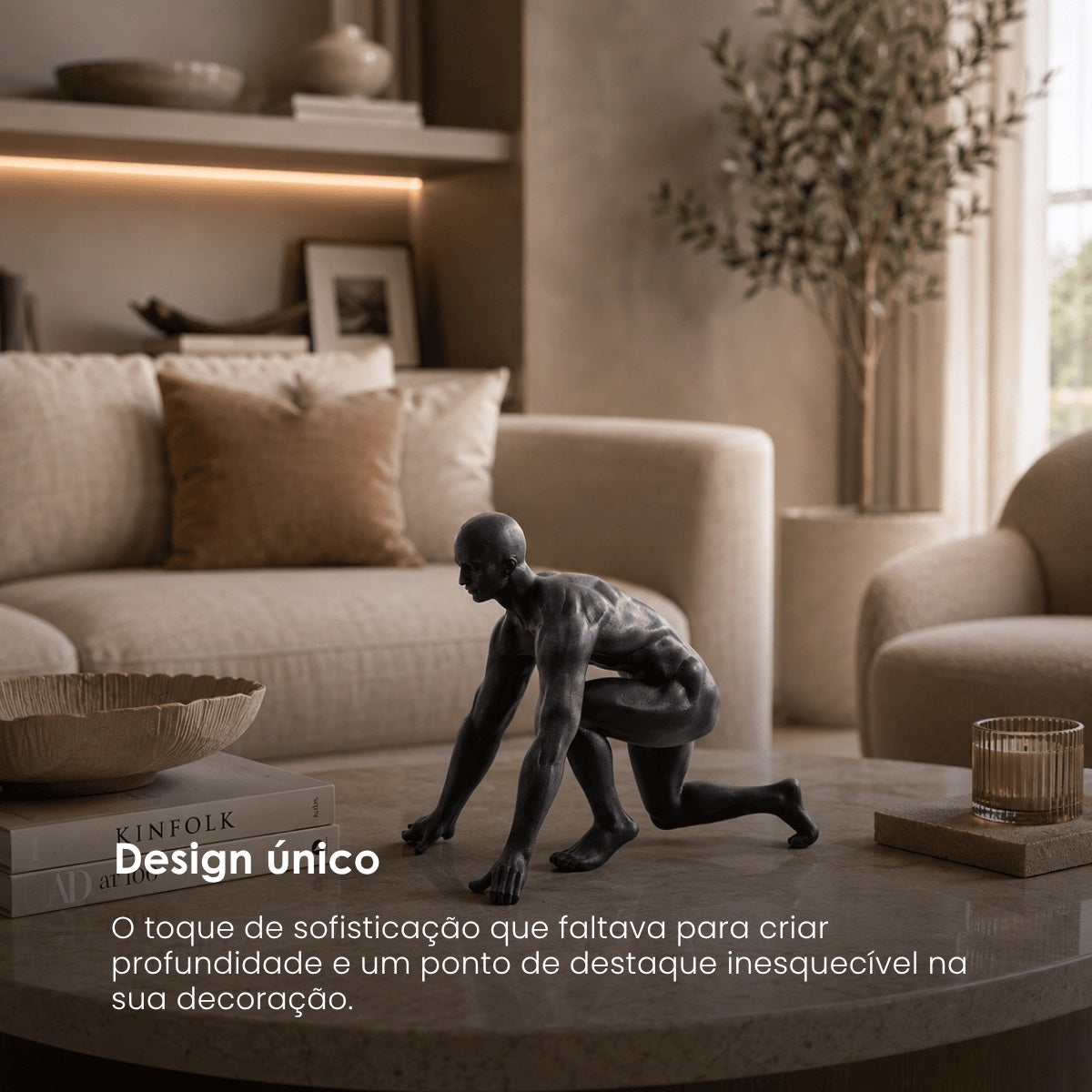 Escultura Atleta 25cm
