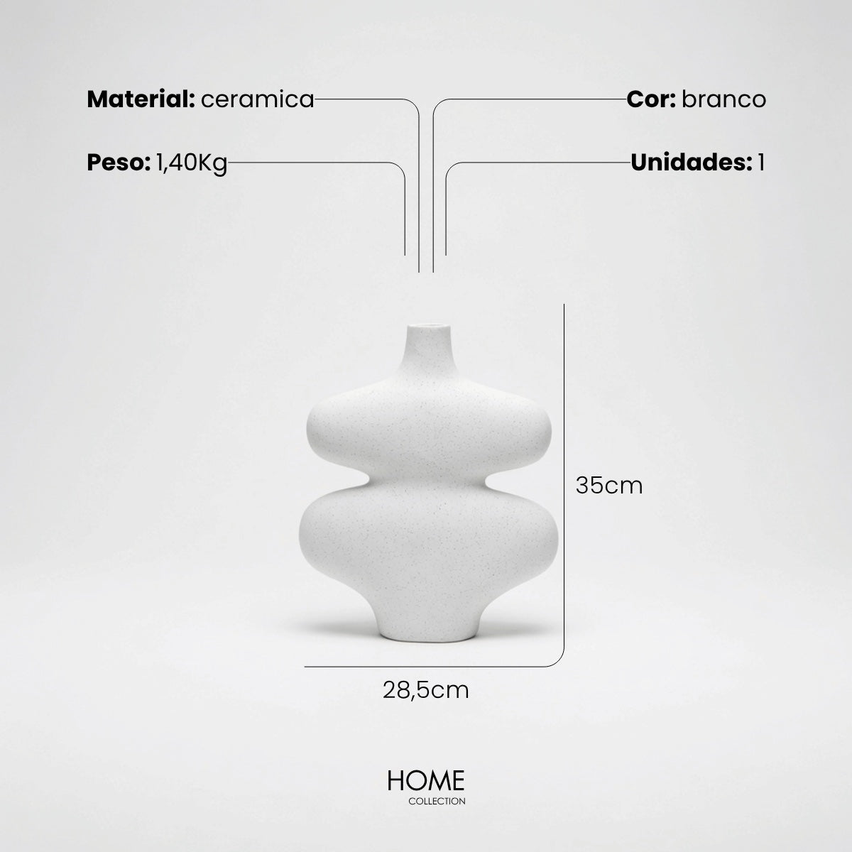 Vaso Nordic Areado 35cm