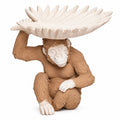 Escultura Macaco C/ Centro 19x18cm