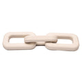 Escultura Corrente Creme 32x10cm