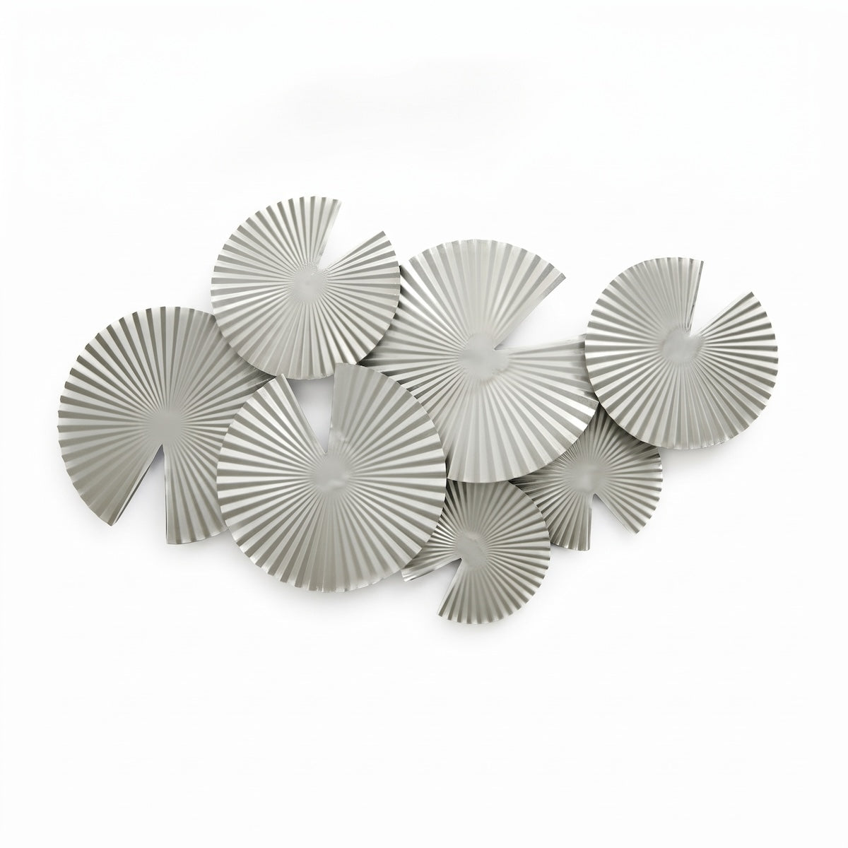 Escultura de Parede Leques Champagne 100x7x59cm