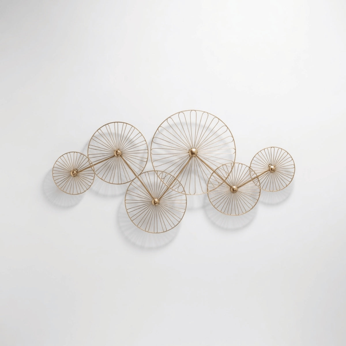 Escultura de Parede Rodas 117x7x62cm