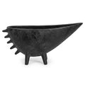 Centro de Mesa Canoa Preto 27x13cm