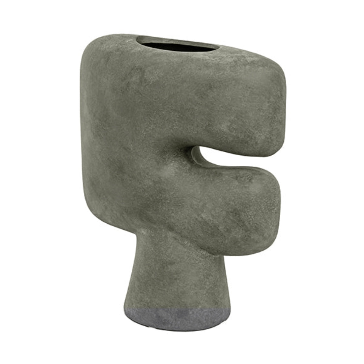 Vaso Fenda Verde 26cm