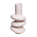 Vaso Espiral Bege Areia 29cm