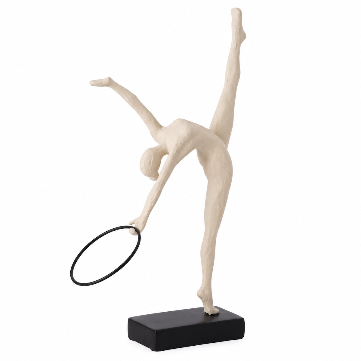 Escultura Ginasta C/ Argola 36cm