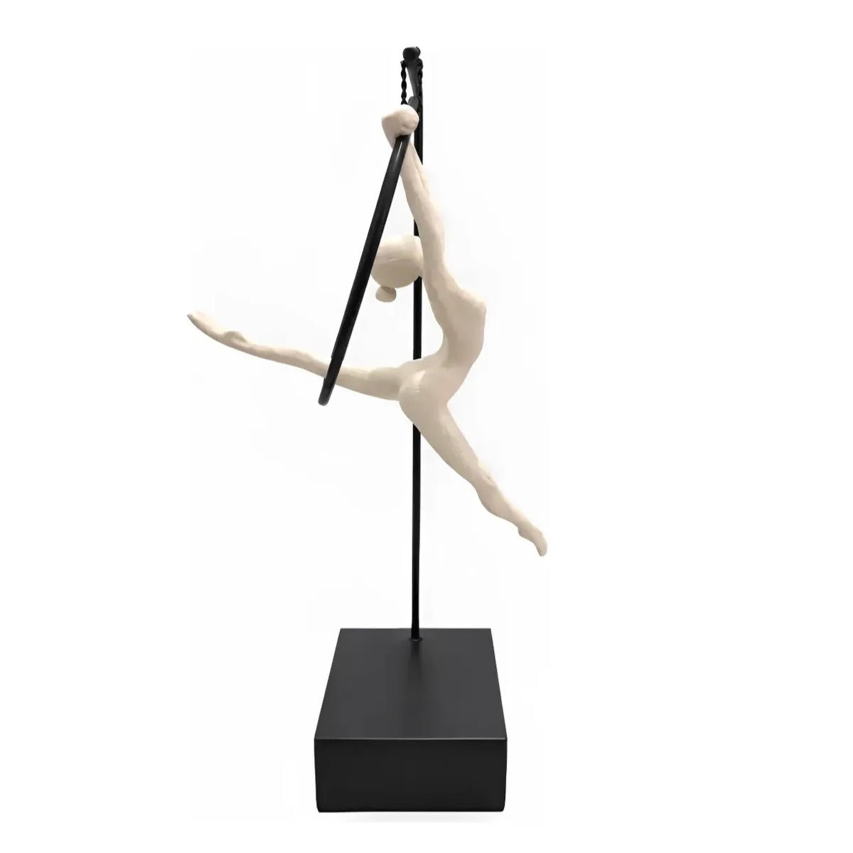 Escultura Ginasta Na Argola 48cm