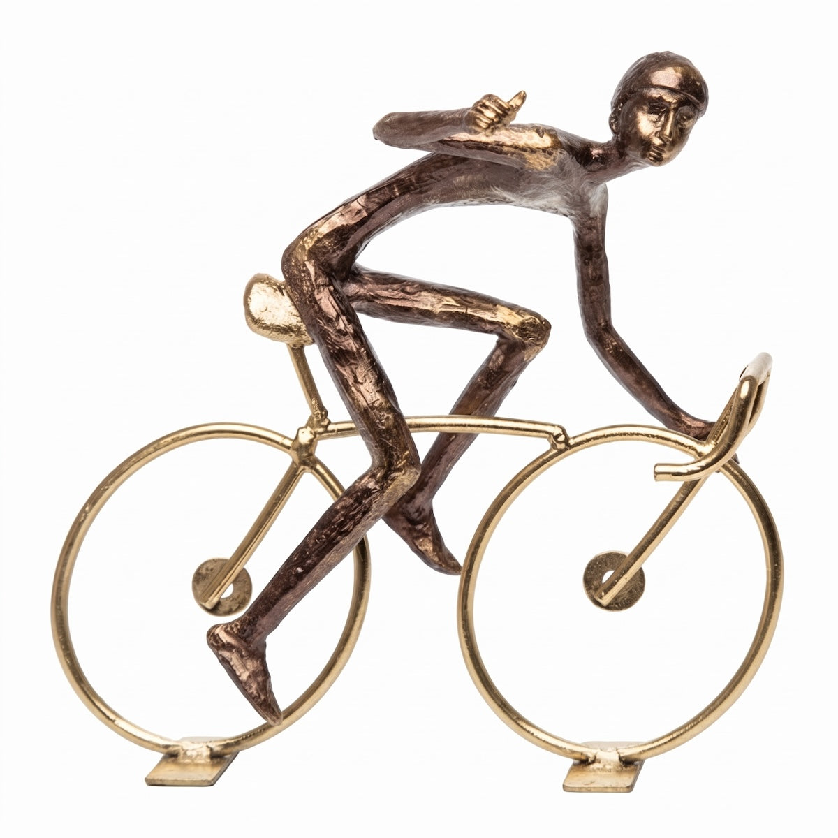 Escultura Ciclista Movimento 16cm