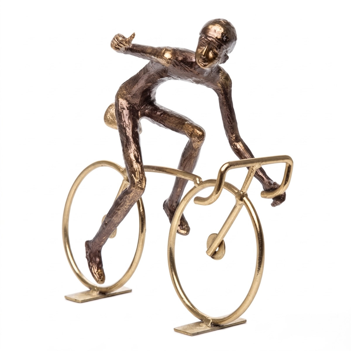 Escultura Ciclista Movimento 21cm