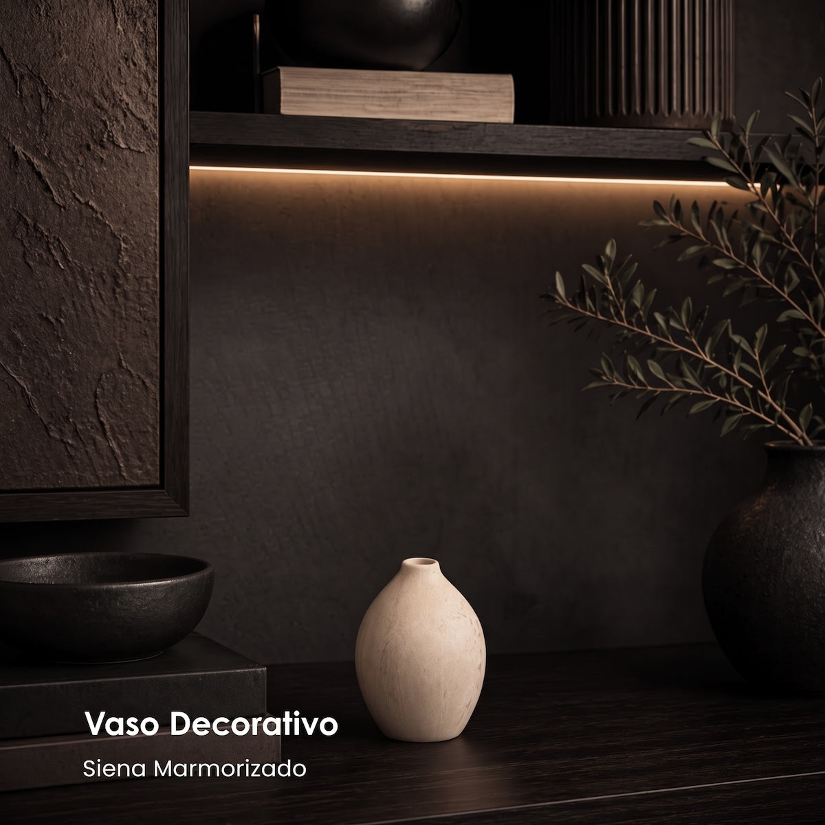 Vaso Siena Marmorizado 11cm